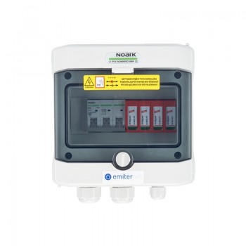 Switchgear attached AC Hermetic IP65 EMITTER With AC Dehn Type 2 Surge Arrester , 10A 3-F