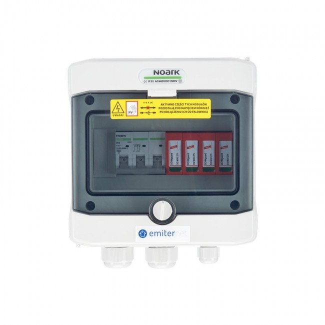 Switchgear attached AC Hermetic IP65 EMITTER With AC Dehn Type 2 Surge Arrester , 10A 3-F
