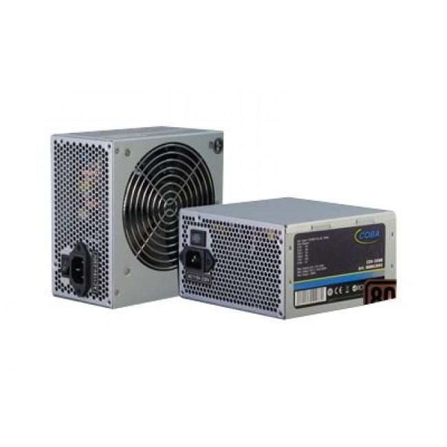 Inter-Tech Coba CES-350B power supply unit 350 W 20+4 pin ATX ATX Silver Inter-Tech Coba CES-350B power supply unit 350 W 20+4 pin ATX ATX Silver