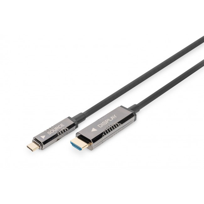 Digitus USB-C - HDMI AOC adapter cable, UHD 4K / 60 Hz, 20m Digitus USB-C - HDMI AOC adapter cable, UHD 4K / 60 Hz, 20m
