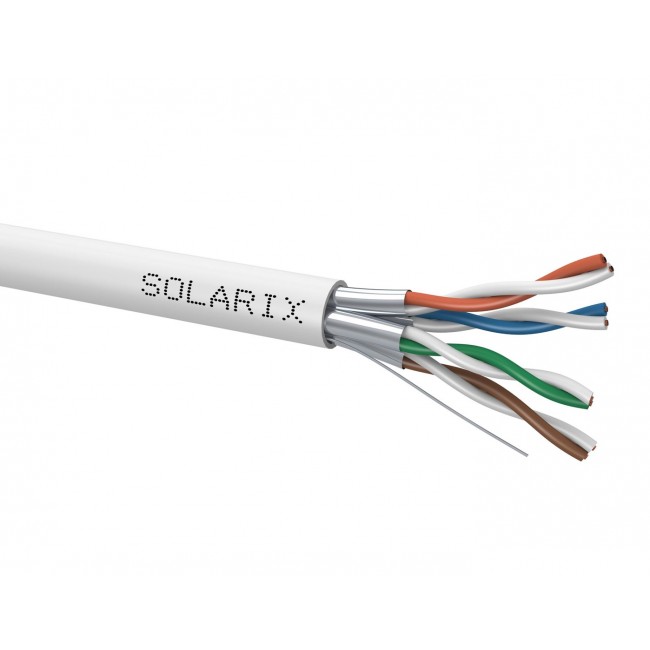 KABEL SKRĘTKA SOLARIX CAT.6A F/FTP LSOH Dca-s2,d2,a1 szpula 500m KABEL SKRĘTKA SOLARIX CAT.6A F/FTP LSOH Dca-s2,d2,a1 szpula 500m