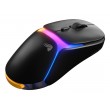 Glorious Gaming Model O3 Wireless Gaming Mouse - InfinitePlay Swappable Battery System, 8k Polling, 130M Click Optical Switches, Ultralight 66g, 30K DPI Optical Sensor, RGB - Black