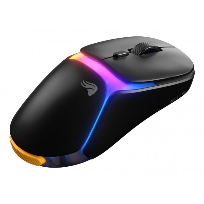 Glorious Gaming Model O3 Wireless Gaming Mouse - InfinitePlay Swappable Battery System, 8k Polling, 130M Click Optical Switches, Ultralight 66g, 30K DPI Optical Sensor, RGB - Black