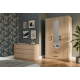 Topeshop ROMANA 120 SON L bedroom wardrobe/closet 6 shelves 3 door(s) Oak Topeshop ROMANA 120 SON L bedroom wardrobe/closet 6 shelves 3 door(s) Oak