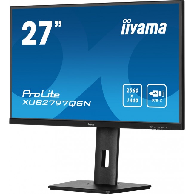 iiyama ProLite XUB2797QSN-B2 computer monitor 68.6 cm (27 iiyama ProLite XUB2797QSN-B2 computer monitor 68.6 cm (27