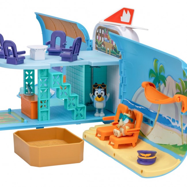 Moose Toys Bluey 3 in 1 Airplane Playset