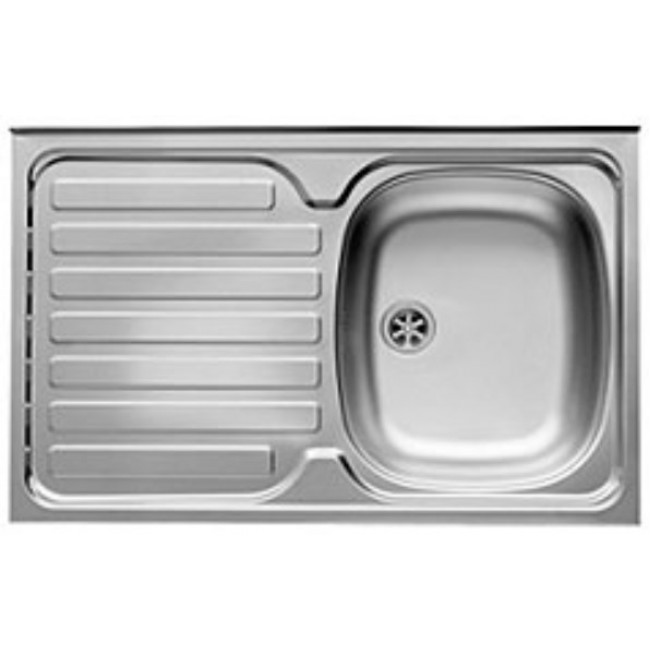 PYRAMIS INTL 80X50 1B1D Top-mounted sink Rectangular Stainless steel PYRAMIS INTL 80X50 1B1D Top-mounted sink Rectangular Stainless steel