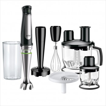 Braun MQ 7087X 1.2 L Immersion blender 1000 W Black, Stainless steel
