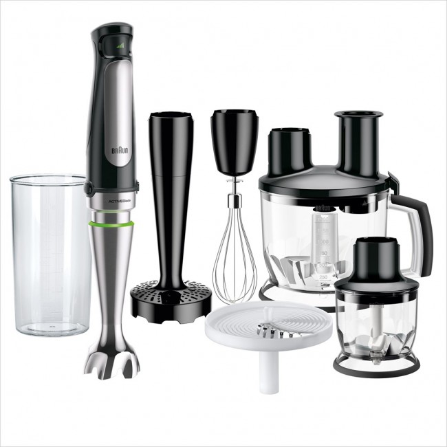 Braun MQ 7087X 1.2 L Immersion blender 1000 W Black, Stainless steel