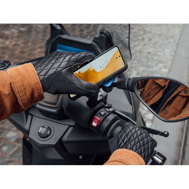 Quad Lock Mirror Mount Passive holder Mobile phone/Smartphone Black, Blue