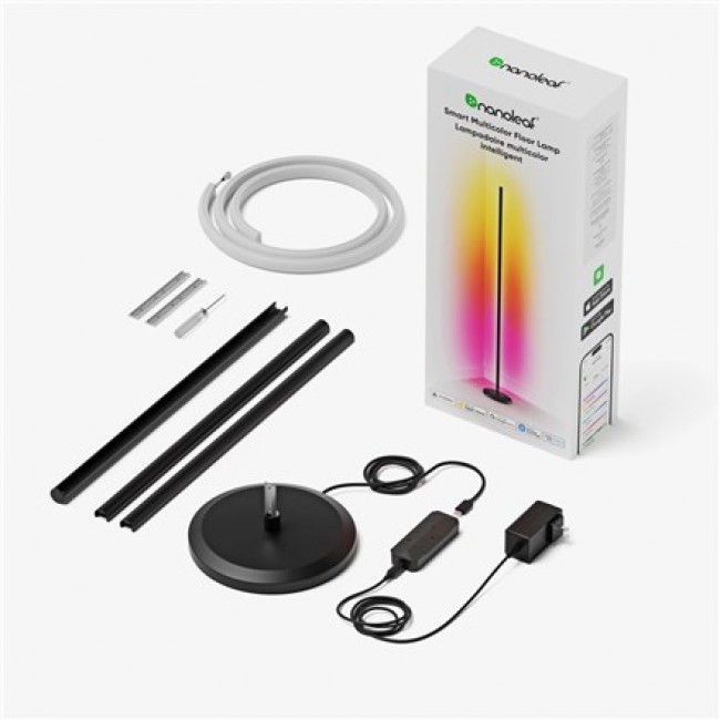 Smart floor lamp Nanoleaf 22W 1700Lm (black)