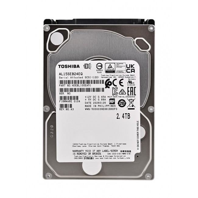Toshiba AL15SEB24EQ internal hard drive 2.4 TB 10500 RPM 128 MB 2.5