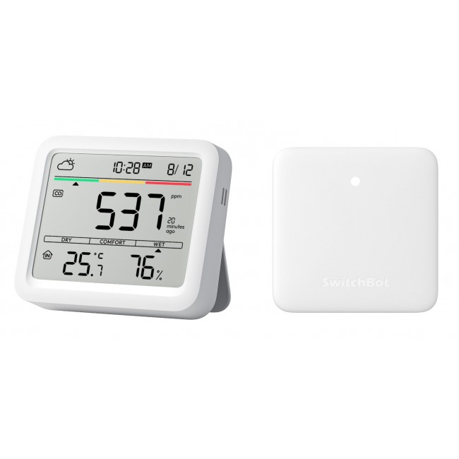 SwitchBot Meter Pro (CO2 Monitor) White LCD Battery