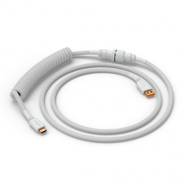 Glorious Gaming Glorious GMMK Coiled Cable Ghost White Glorious Gaming Glorious GMMK Coiled Cable Ghost White