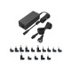 Conceptronic OZUL08B15 90W Universal Laptop Charger, 15 Charging Tips incl.