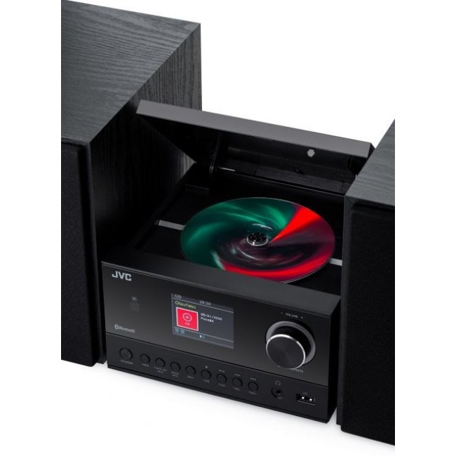 JVC UX-E225B Mini hi-fi system Black
