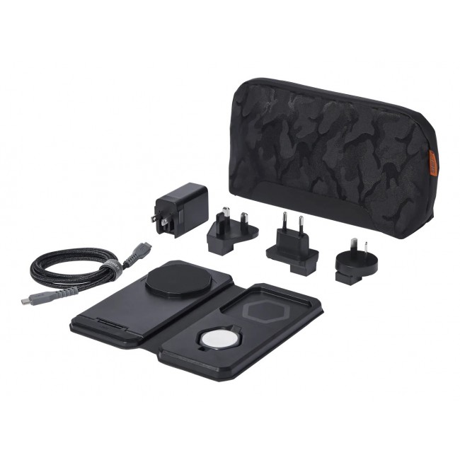 Urban Armor Gear SRGE 3-in-1 Headphones, Smartphone, Smartwatch Black, Grey AC Wireless charging Indoor