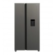Total No Frost MPM-439-SBS-15/ND Side-by-Side Fridge, stainless steel, height 177 cm