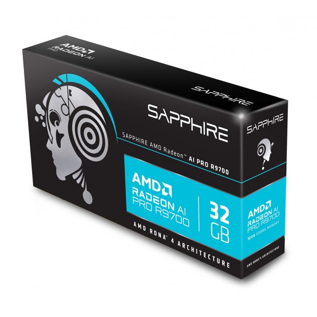 Sapphire AMD RADEON AI PRO R9700 32 GB GDDR6 Sapphire AMD RADEON AI PRO R9700 32 GB GDDR6
