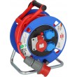Brennenstuhl 1182770010 power extension 25 m 3 AC outlet(s) Outdoor Black, Blue, Grey, Red