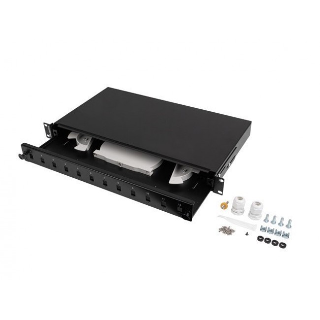 Lanberg FOP1-12SS-LDB patch panel 1U Lanberg FOP1-12SS-LDB patch panel 1U