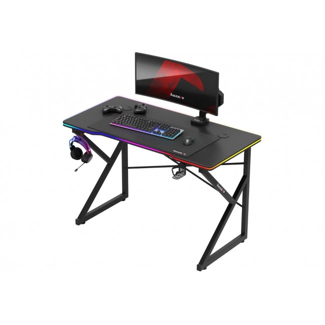 Huzaro Hero 1.7 RGB Black - gaming table