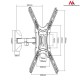 TV & Monitor Wall Mount Maclean MC-758 Brackets