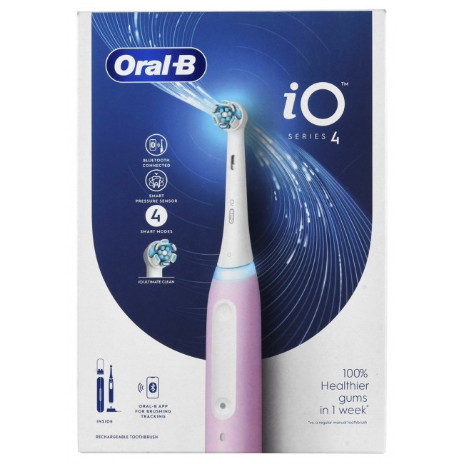Oral-B Electric Toothbrush iO4 For adults Rechargeable Lavender Number of brush heads included 1 Number of teeth brushing modes 4