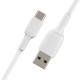 Belkin CAB001BT3MWH USB cable 3 m USB A USB C White Belkin CAB001BT3MWH USB cable 3 m USB A USB C White