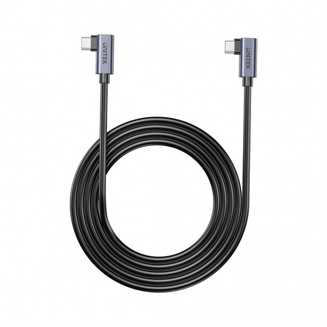 UNITEK C14147ABK01-0.5M - USB C 90 /90 PD 100W M/M 1M UNITEK C14147ABK01-0.5M - USB C 90 /90 PD 100W M/M 1M