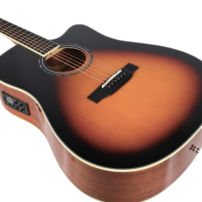 V-TONE VEAG1 CE VS - 4/4 electro-acoustic guitar, Vintage sunburst