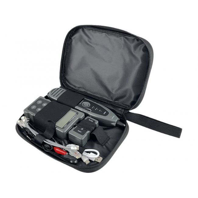 ALANTEC NI057 network cable tester PoE tester, Black ALANTEC NI057 network cable tester PoE tester, Black