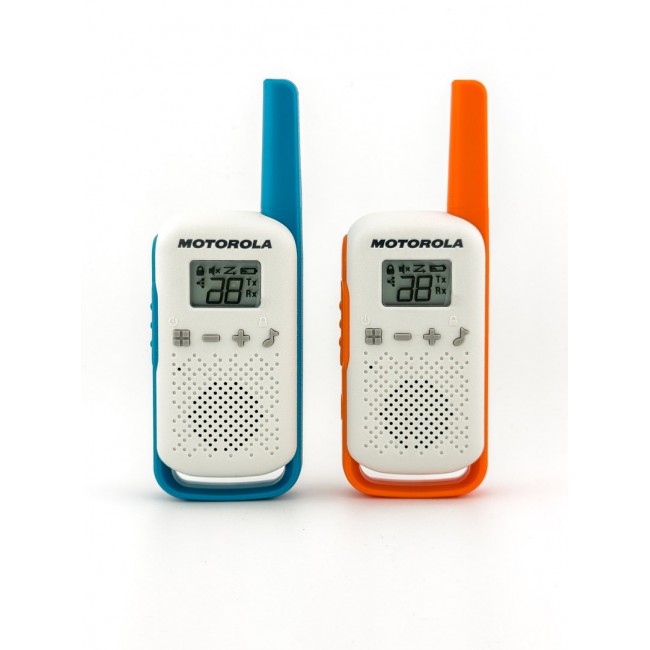 Motorola Talkabout T42 - walkie-talkie, 2-pack (orange-blue) Motorola Talkabout T42 - walkie-talkie, 2-pack (orange-blue)
