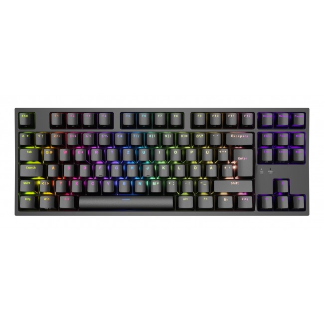 GENESIS Thor 404 TKL keyboard Gaming USB QWERTZ German Black