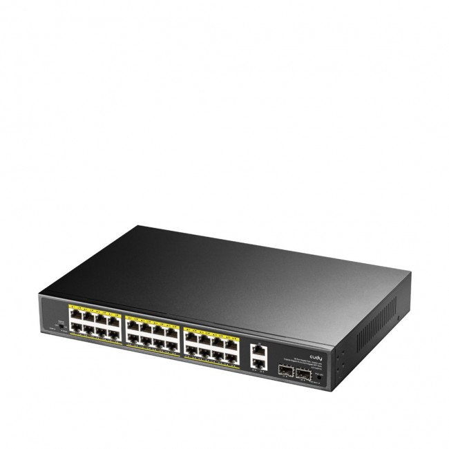 24-GbE PoE switch w/ 2 uplinks CUDY