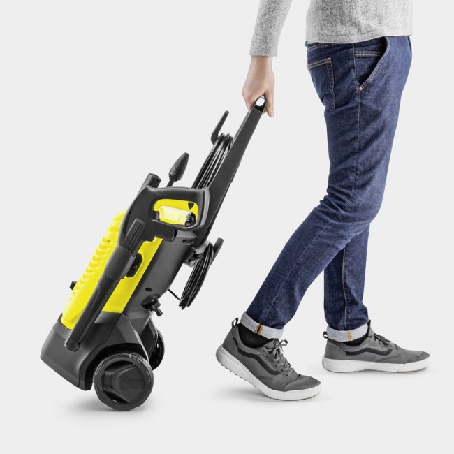 K rcher K 4 WCM pressure washer Upright Electric 420 l/h 1800 W Black, Yellow