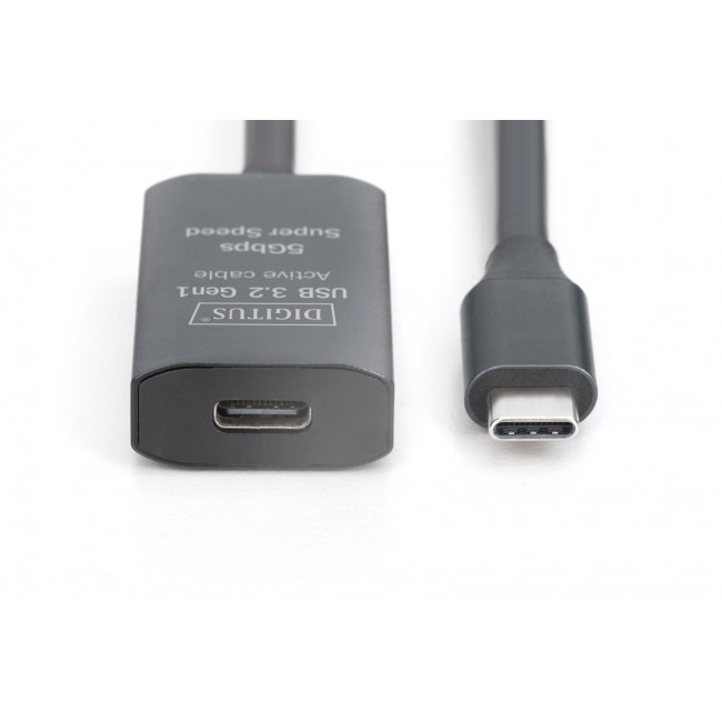 Digitus Active USB 3.2 Gen1 5G extension cable, USB-C - USB-C, 10m