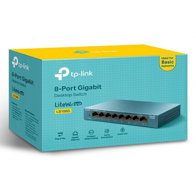 TP-Link 8-Port 10/100/1000Mbps Desktop Network Switch