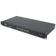 Intellinet 16-Port Gigabit Ethernet PoE+ Switch with 2 SFP Ports, LCD Display, IEEE 802.3at/af Power over Ethernet (PoE+/PoE) Compliant, 370 W, Endspan, 19 Intellinet 16-Port Gigabit Ethernet PoE+ Switch with 2 SFP Ports, LCD Display, IEEE 802.3at/af Power over Ethernet (PoE+/PoE) Compliant, 370 W, Endspan, 19