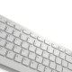 DELL Pro Keyboard and Mouse - KM5221W - German (QWERTZ) - White