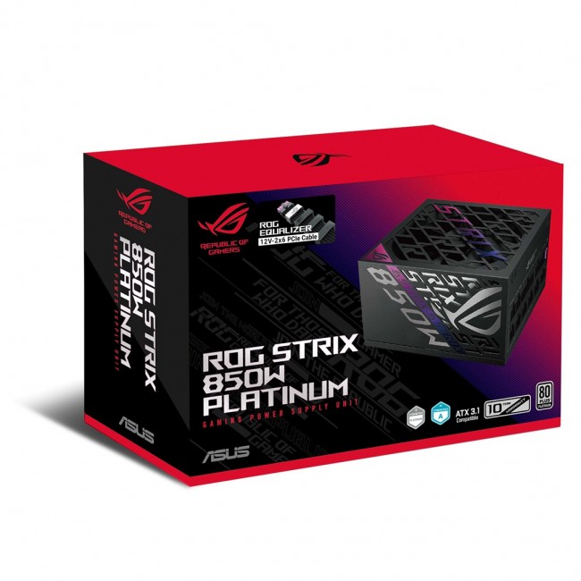ASUS ROG -STRIX-850P-GAMING-E power supply unit 850 W 20+4 pin ATX ATX Black