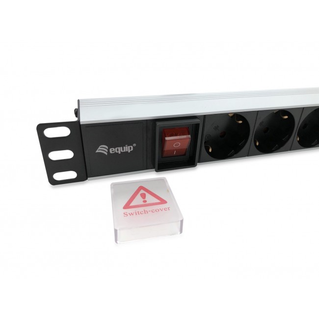 Equip 8-Outlet German Power Distribution Unit, Aluminum Shell