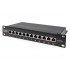 Digitus CAT 6A Patch Panel, shielded, 12-Port, 1HE, 10