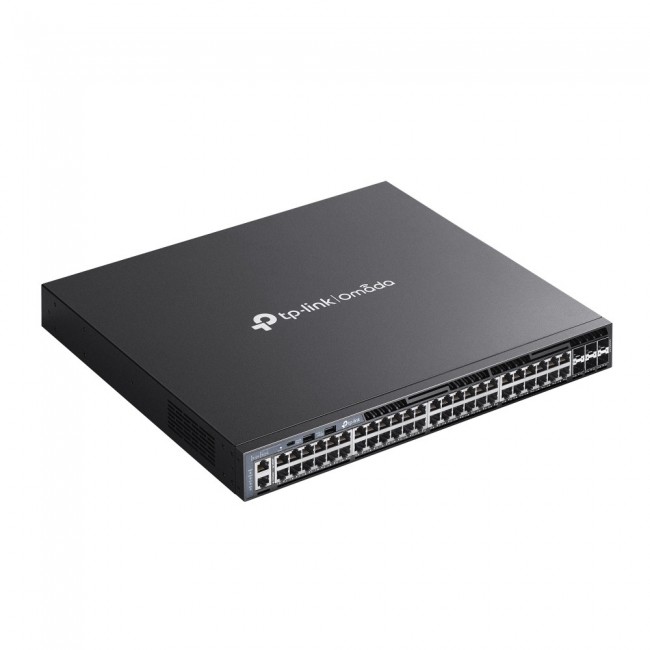 TP-Link Omada 48-Port Gigabit Stackable L3 Managed Switch with 6 10G Slots TP-Link Omada 48-Port Gigabit Stackable L3 Managed Switch with 6 10G Slots