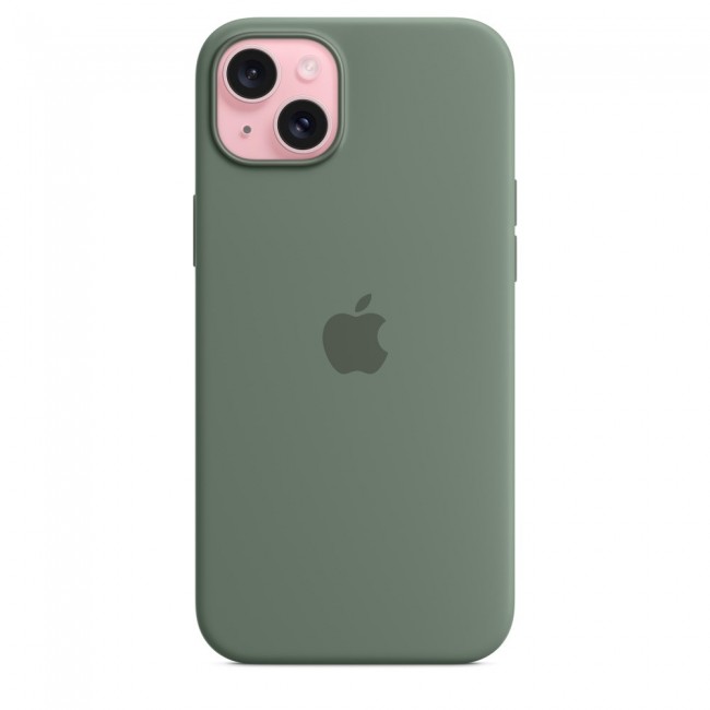 Apple iPhone 15 Plus Silicone Case with MagSafe - Cypress