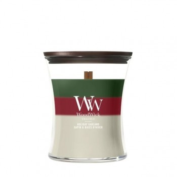 Scented Candle, Medium WOODWICK Holiday Garland, 1 piece