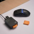 Glorious Gaming Model O3 Wireless Gaming Mouse - InfinitePlay Swappable Battery System, 8k Polling, 130M Click Optical Switches, Ultralight 66g, 30K DPI Optical Sensor, RGB - Black