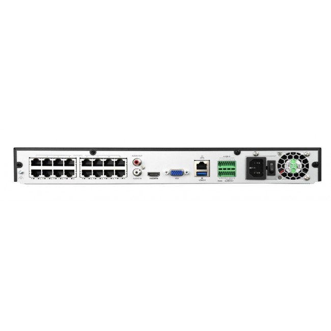 BCS BCS-P-NVR1602-A-4K-16P(5) network video recorder 1U Black