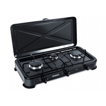 Promis KG300C 3-burner gas cooker, black