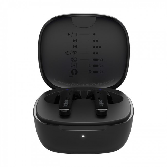 Belkin SoundForm Motion Headset True Wireless Stereo (TWS) In-ear Calls/Music/Sport/Everyday Bluetooth Black